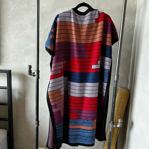 Mara Hoffman Radial Sweater Cape Poncho RARE One Size Fits All sizing - Picture 8 of 8